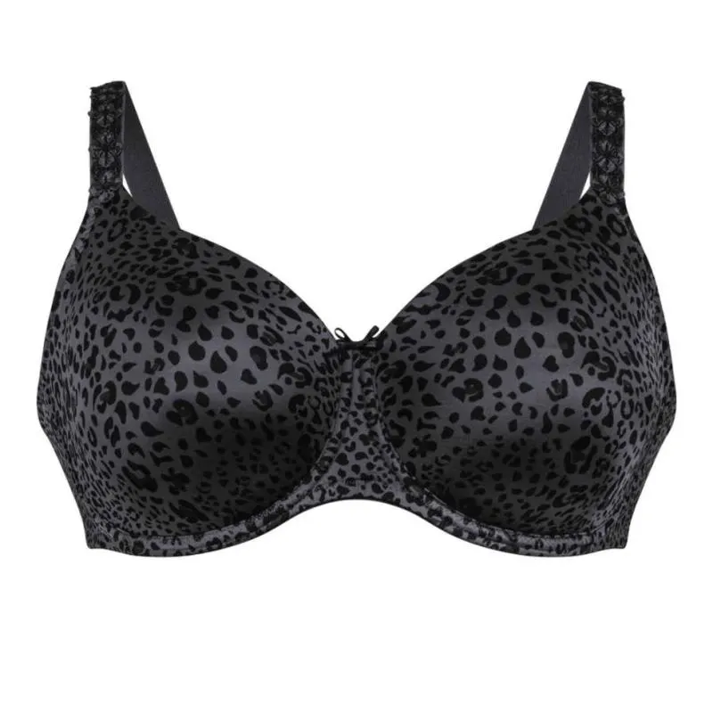 ANI5259.408 - Reggiseno con coppe soft lisce e ferretto Joy speciale coppe grandi - antracite