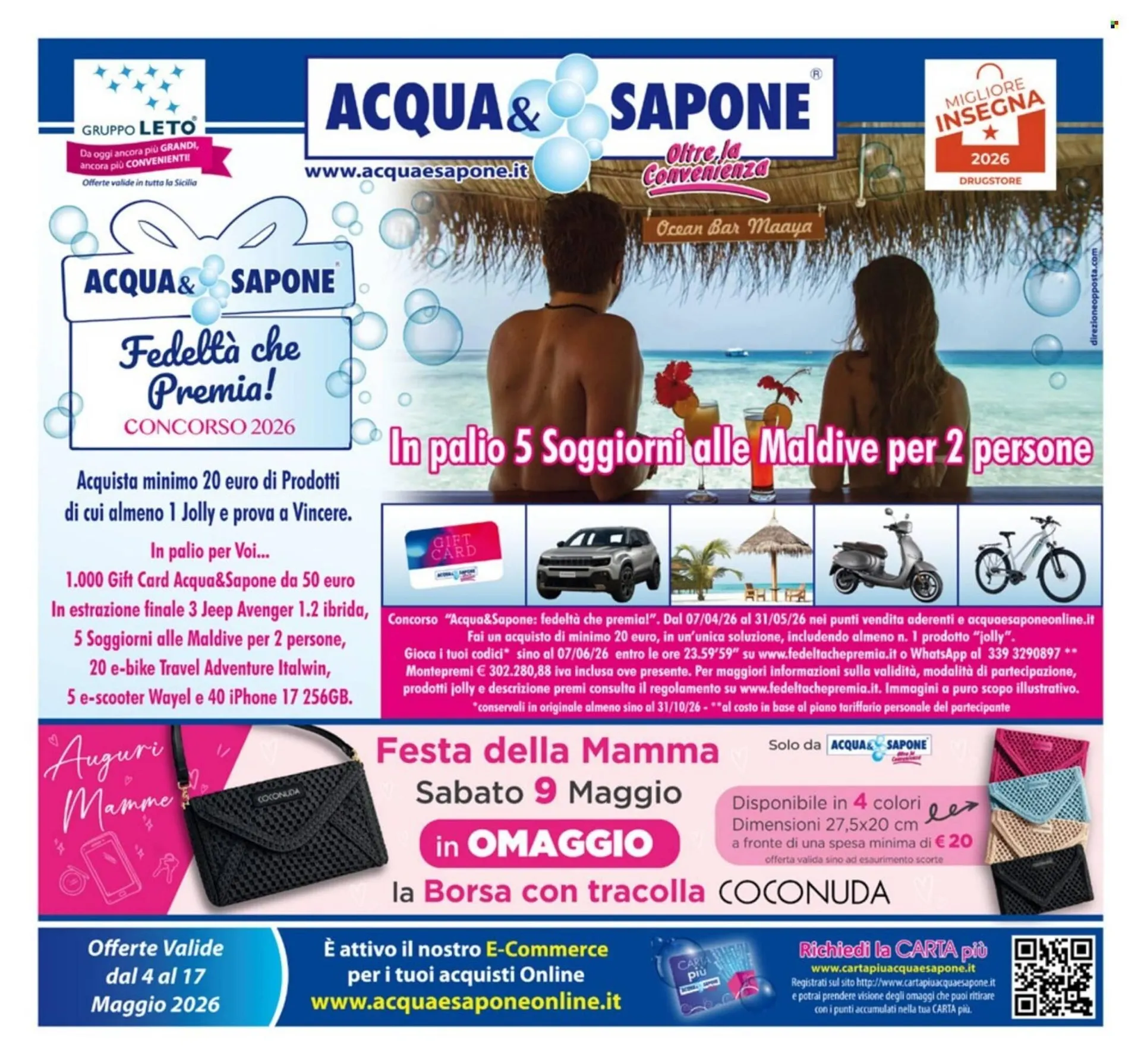 Volantino Acqua & Sapone da 4 maggio a 17 maggio di 2026 - Pagina del volantino 1