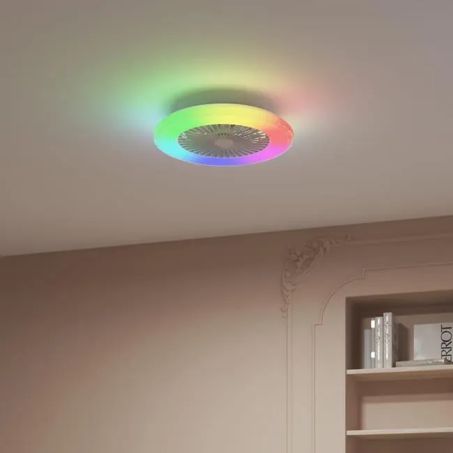 Ventilatore da soffitto Diamond bianco , D. 60 cm INSPIRE