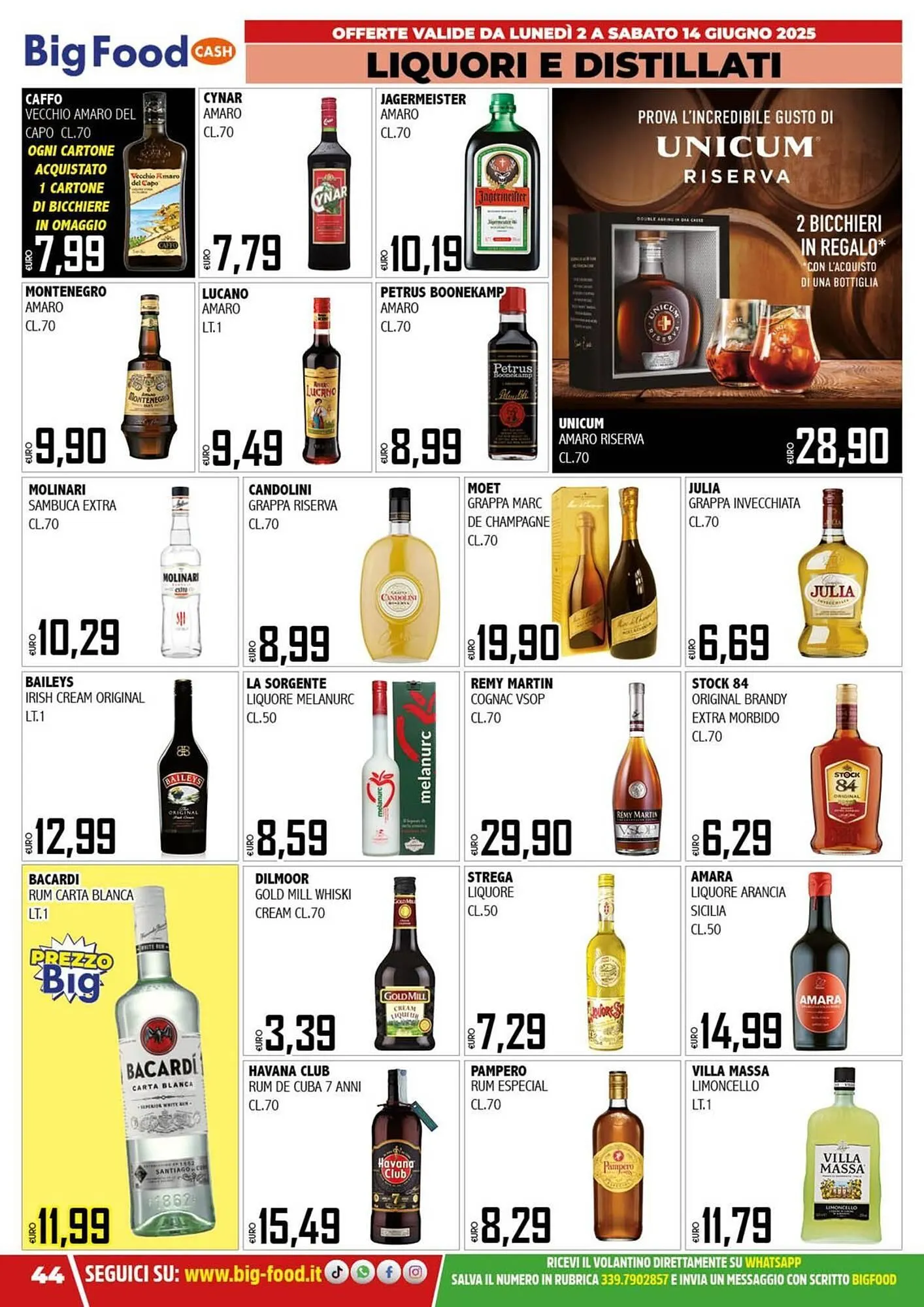 Volantino Big Food da 2 giugno a 14 giugno di 2025 - Pagina del volantino 44