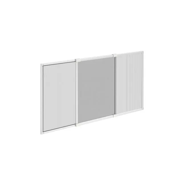 Zanzariera scorrevole Level ISOXA larghezza regolabile da 70 x H 50 cm bianco