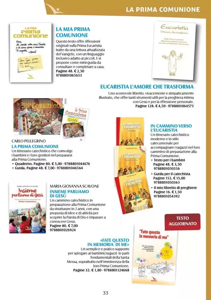  Catechismi & susssidi da 13 gennaio a 31 dicembre di 2025 - Pagina del volantino 33