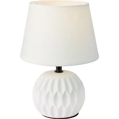 Lampada da tavolo in ceramica bianco