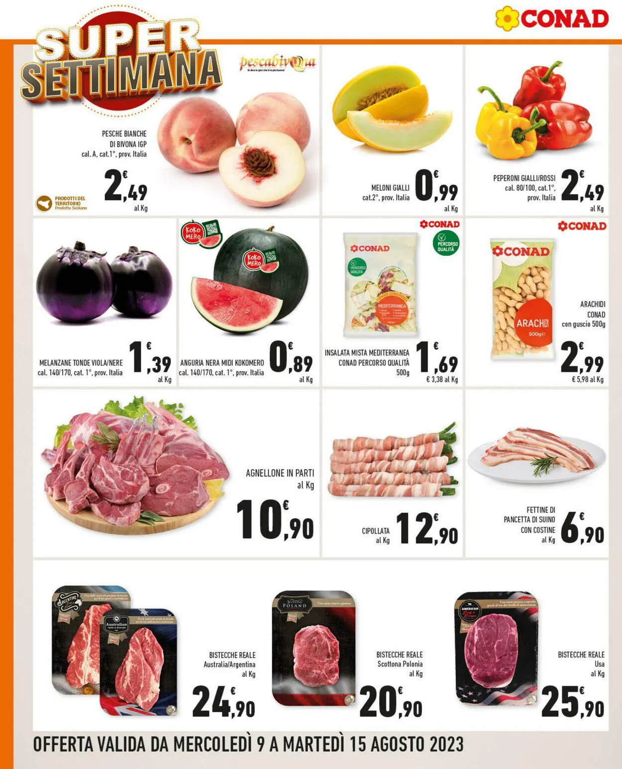 Conad - Superstore - Palermo Volantino attuale da 9 agosto a 15 agosto di 2023 - Pagina del volantino 2