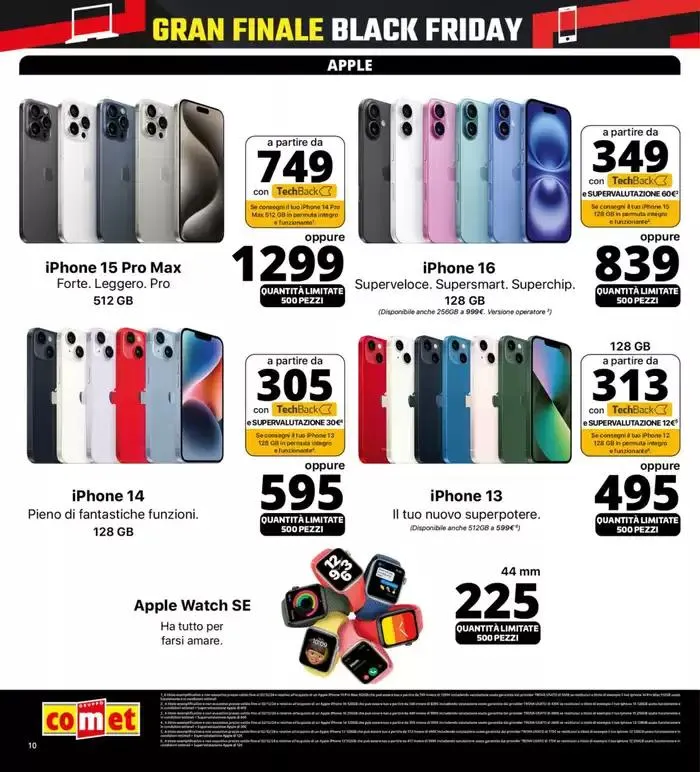 Black Friday Gran Finale da Comet! da 27 novembre a 2 dicembre di 2024 - Pagina del volantino 10