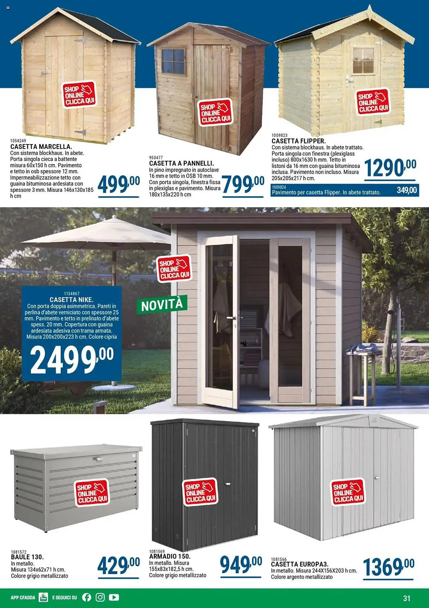 Volantino Cfadda da 7 aprile a 31 agosto di 2025 - Pagina del volantino 31