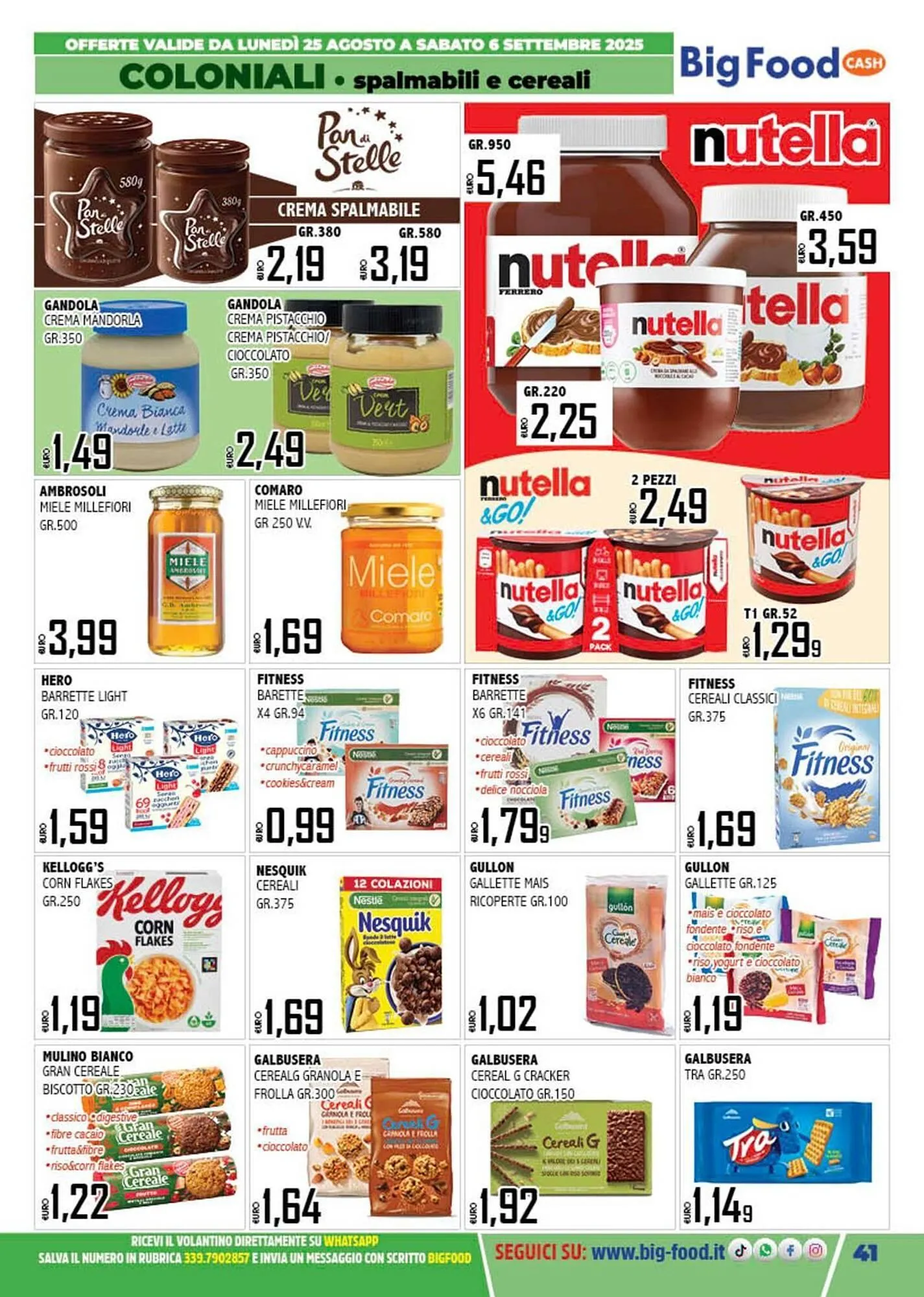 Volantino Big Food da 25 agosto a 6 settembre di 2025 - Pagina del volantino 41