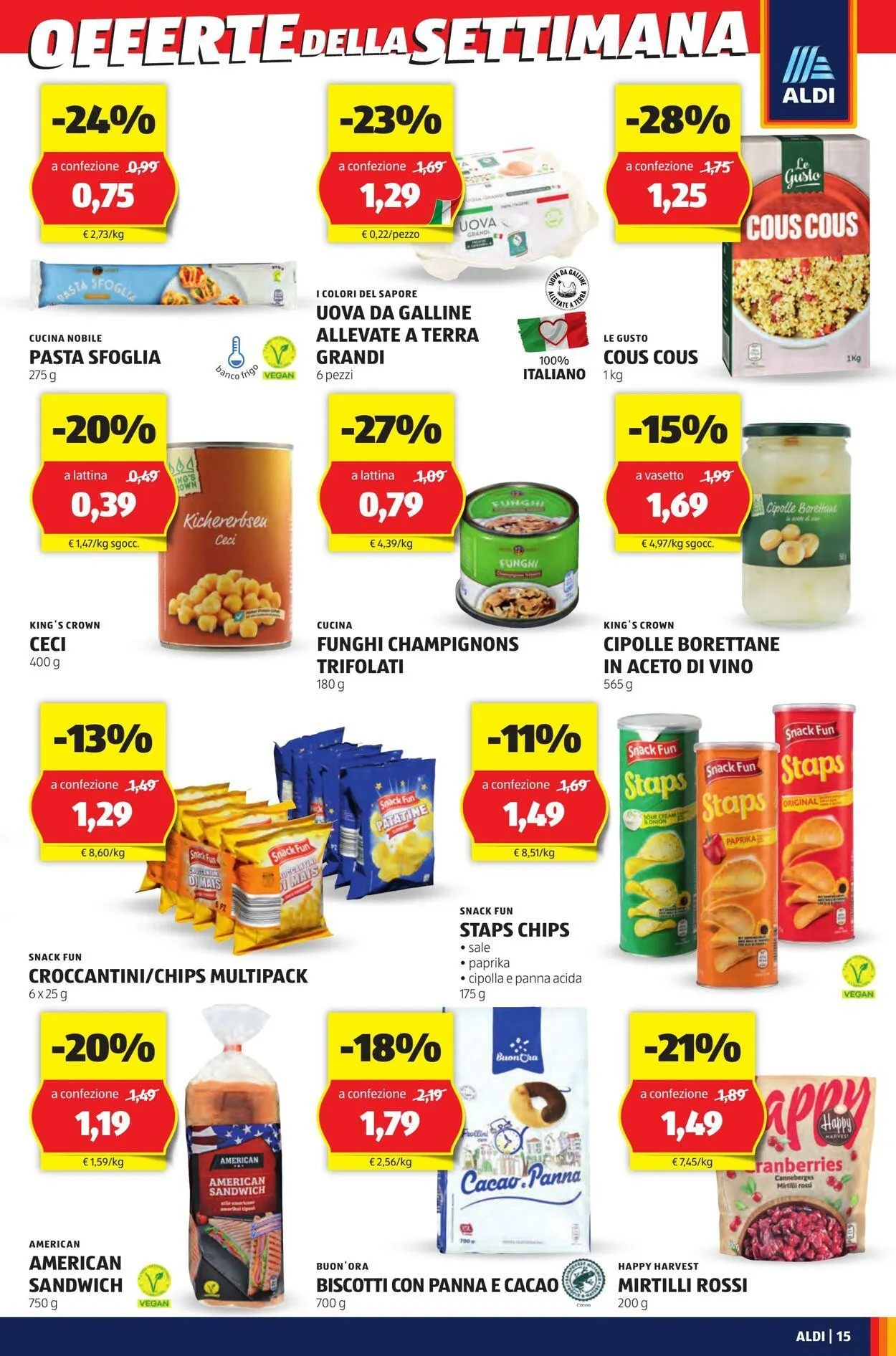 Aldi Volantino attuale da 9 giugno a 15 giugno di 2025 - Pagina del volantino 15