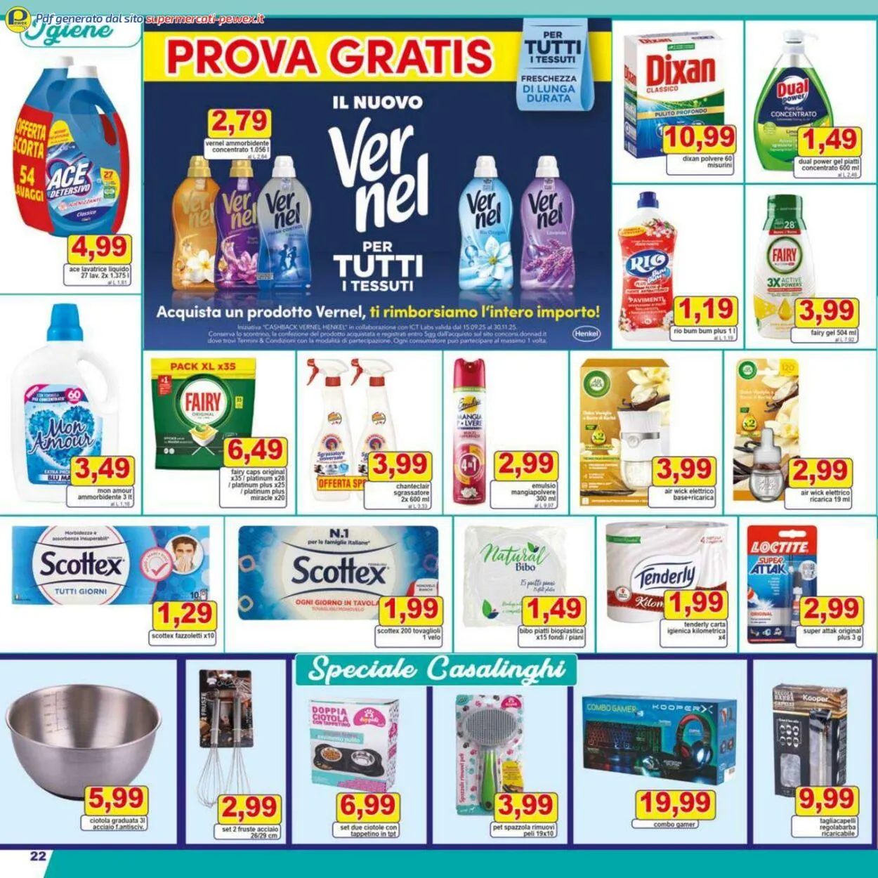 Pewex Volantino attuale da 14 ottobre a 28 ottobre di 2025 - Pagina del volantino 22