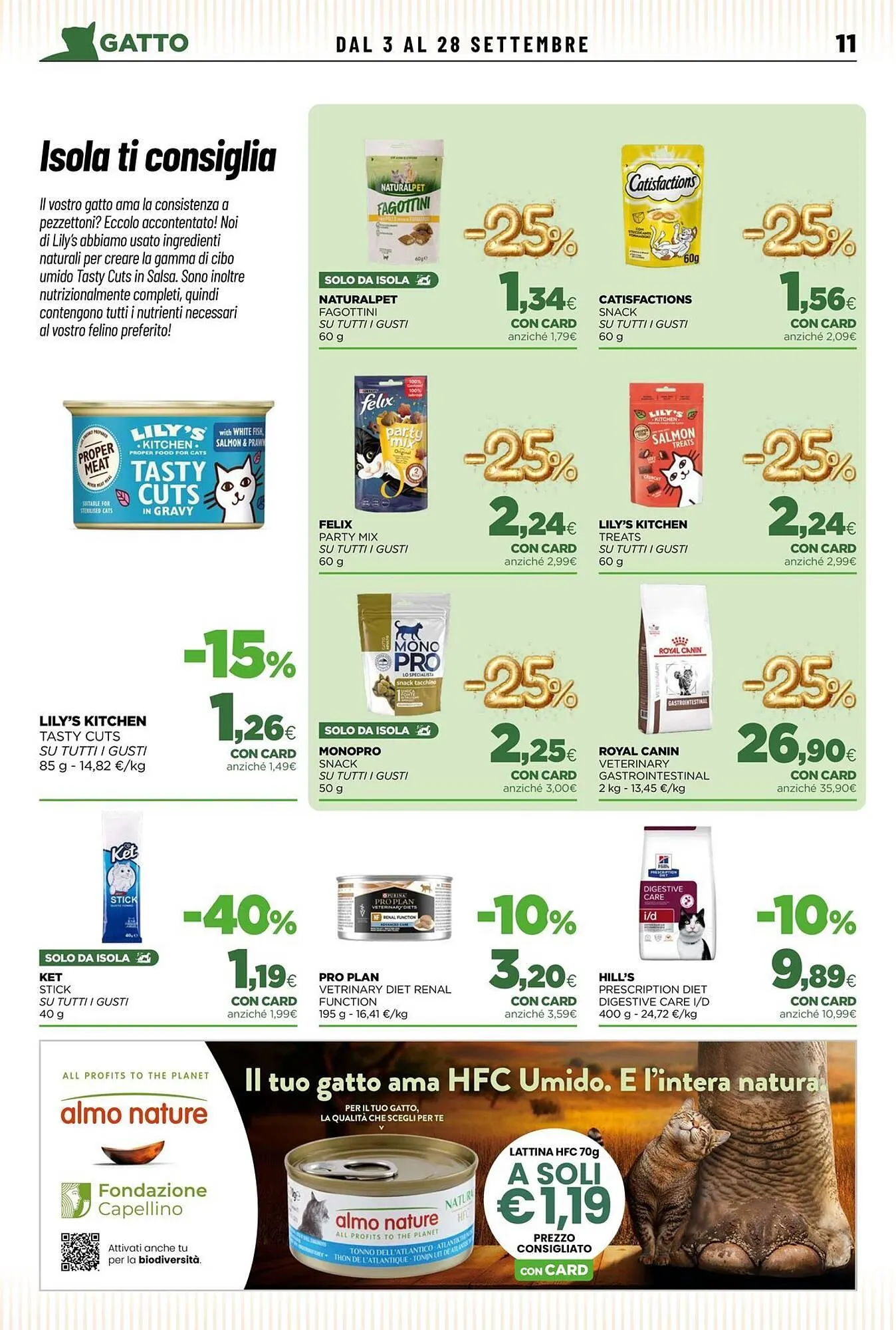 volantino L´Isola dei Tesori da 3 settembre a 28 settembre di 2025 - Pagina del volantino 11