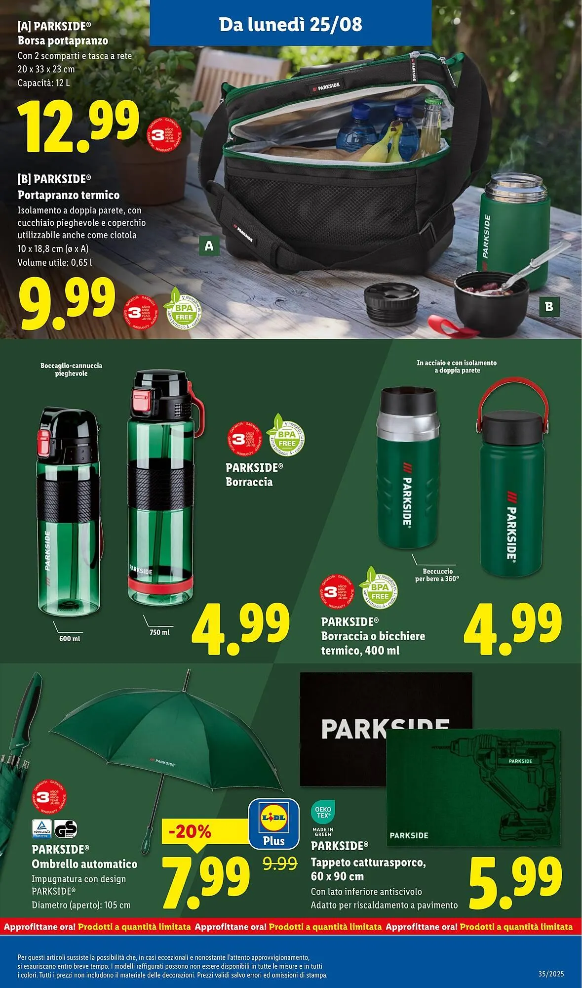 Volantino Lidl da 25 agosto a 31 agosto di 2025 - Pagina del volantino 33