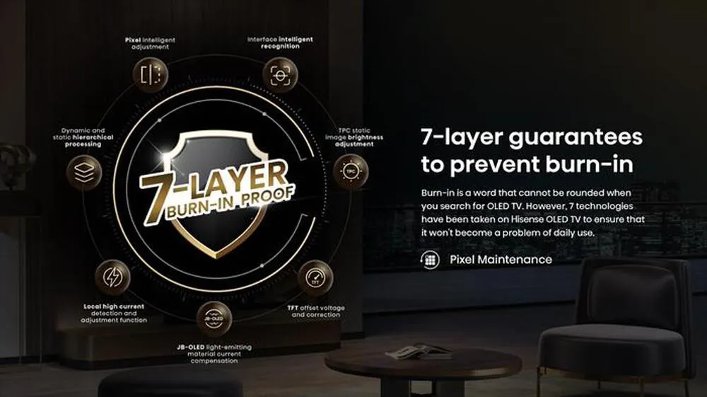 HISENSE - Smart TV OLED 55" 4K Ultra HD 55A86N 120Hz-NERO