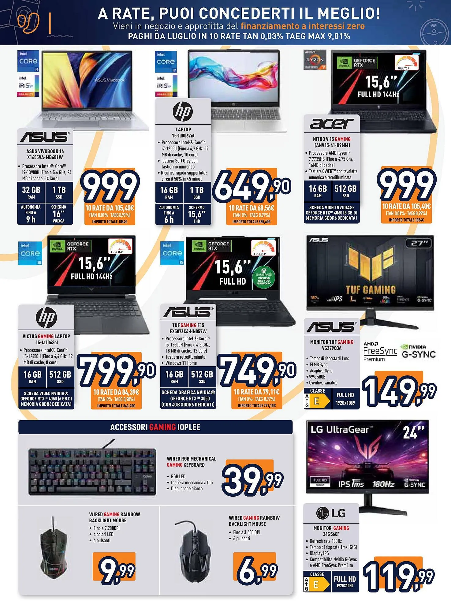 Volantino Unieuro da 2 aprile a 17 aprile di 2025 - Pagina del volantino 14