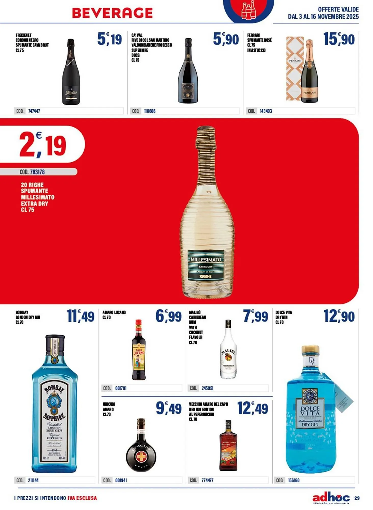 Volantino Adhoc da 3 novembre a 16 novembre di 2025 - Pagina del volantino 29
