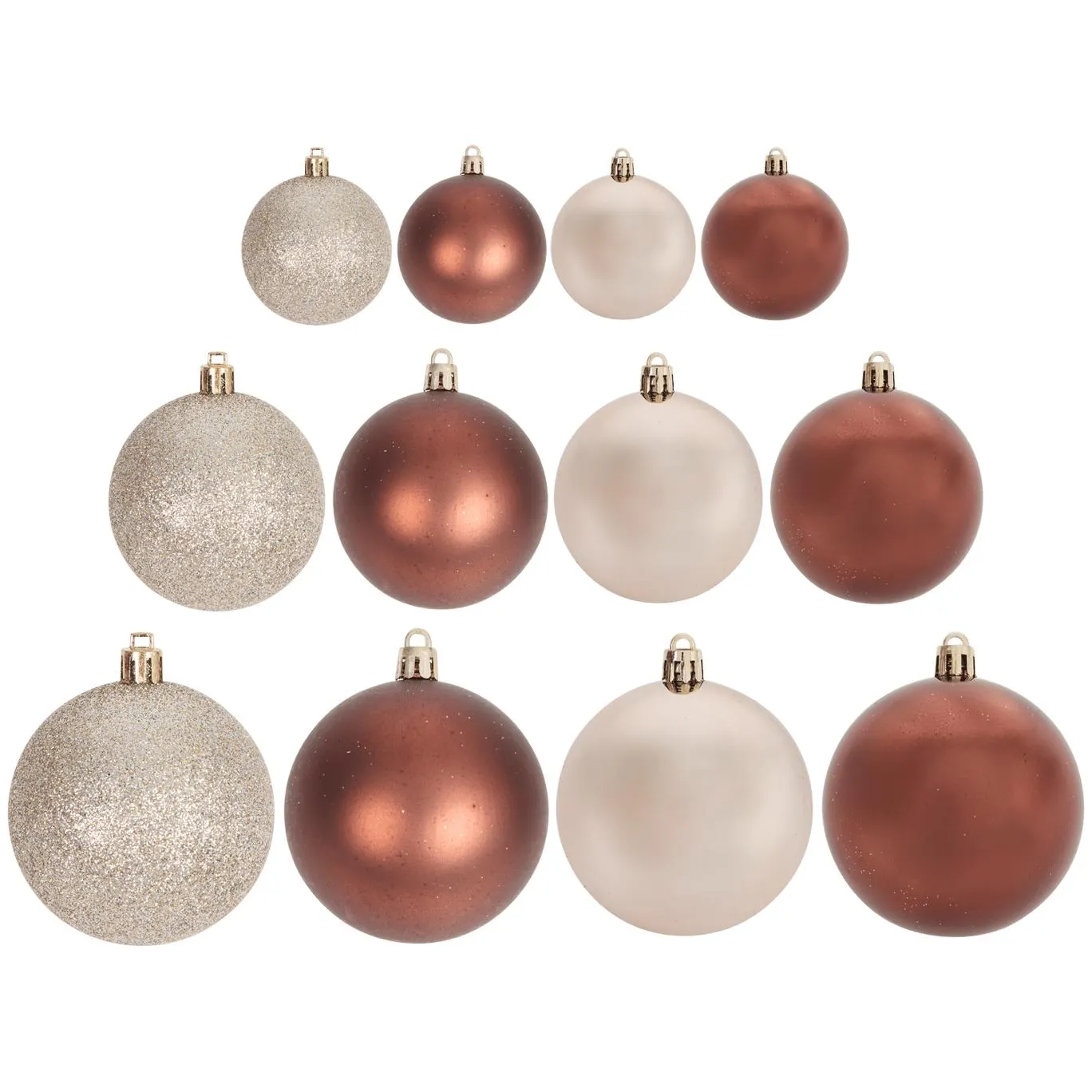 Palline di Natale in plastica