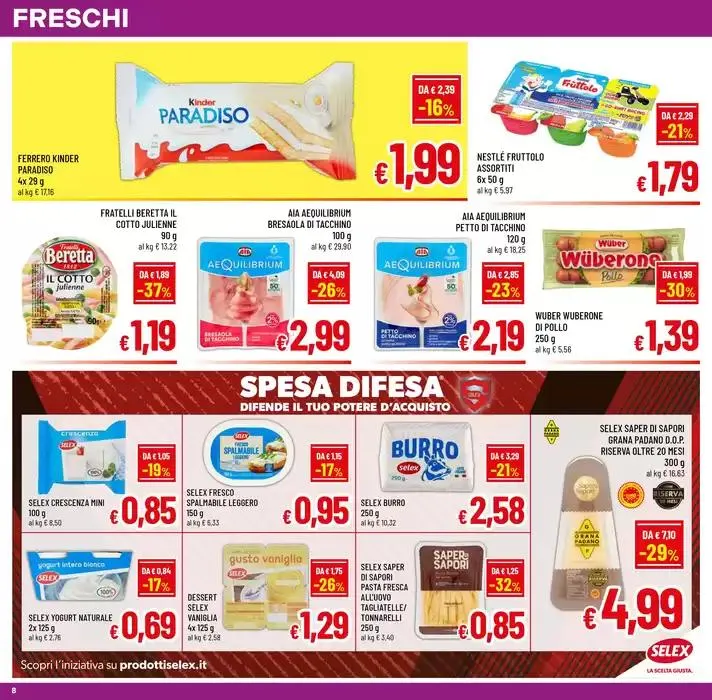 SCONTI FINO AL 50% da 31 marzo a 8 aprile di 2025 - Pagina del volantino 8