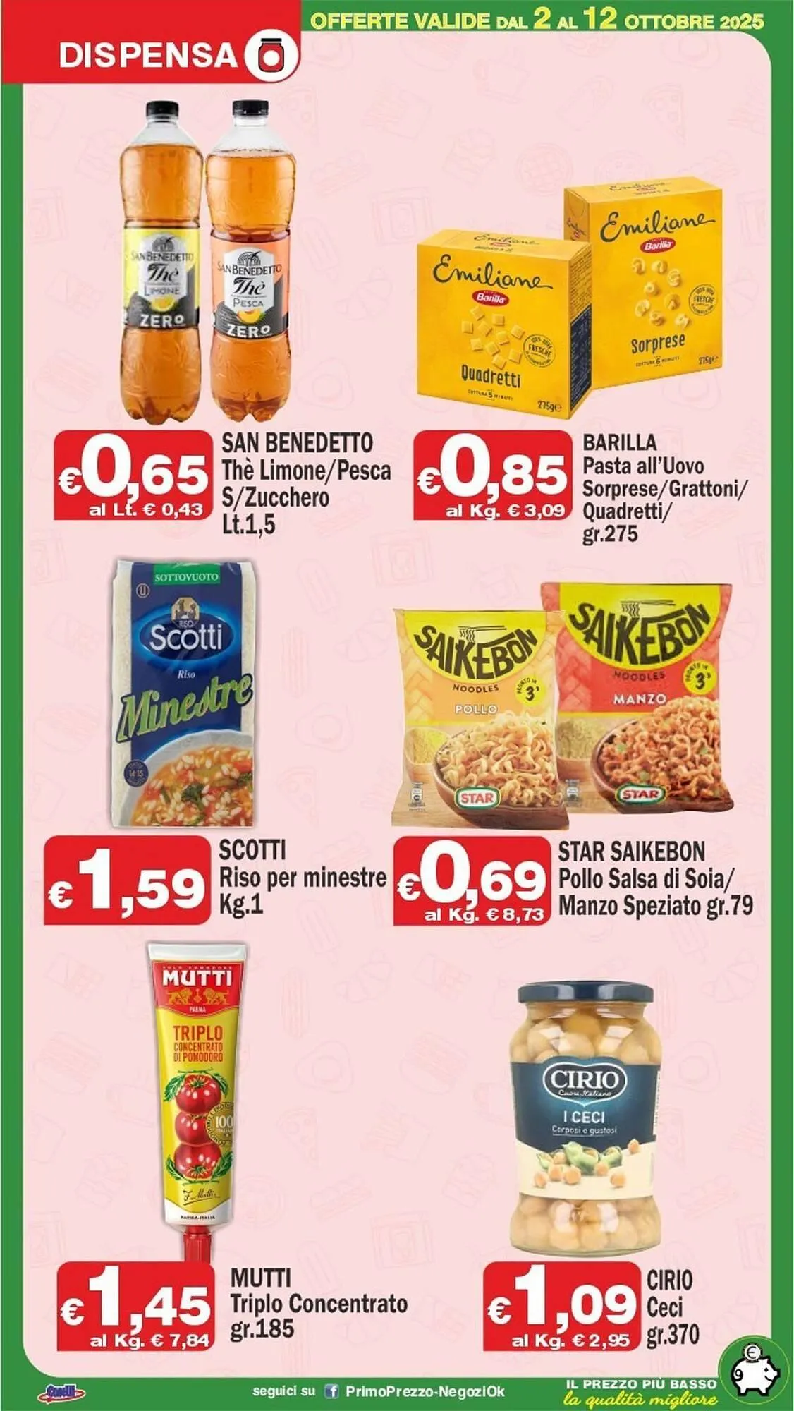 Volantino Primo Prezzo da 2 ottobre a 12 ottobre di 2025 - Pagina del volantino 9