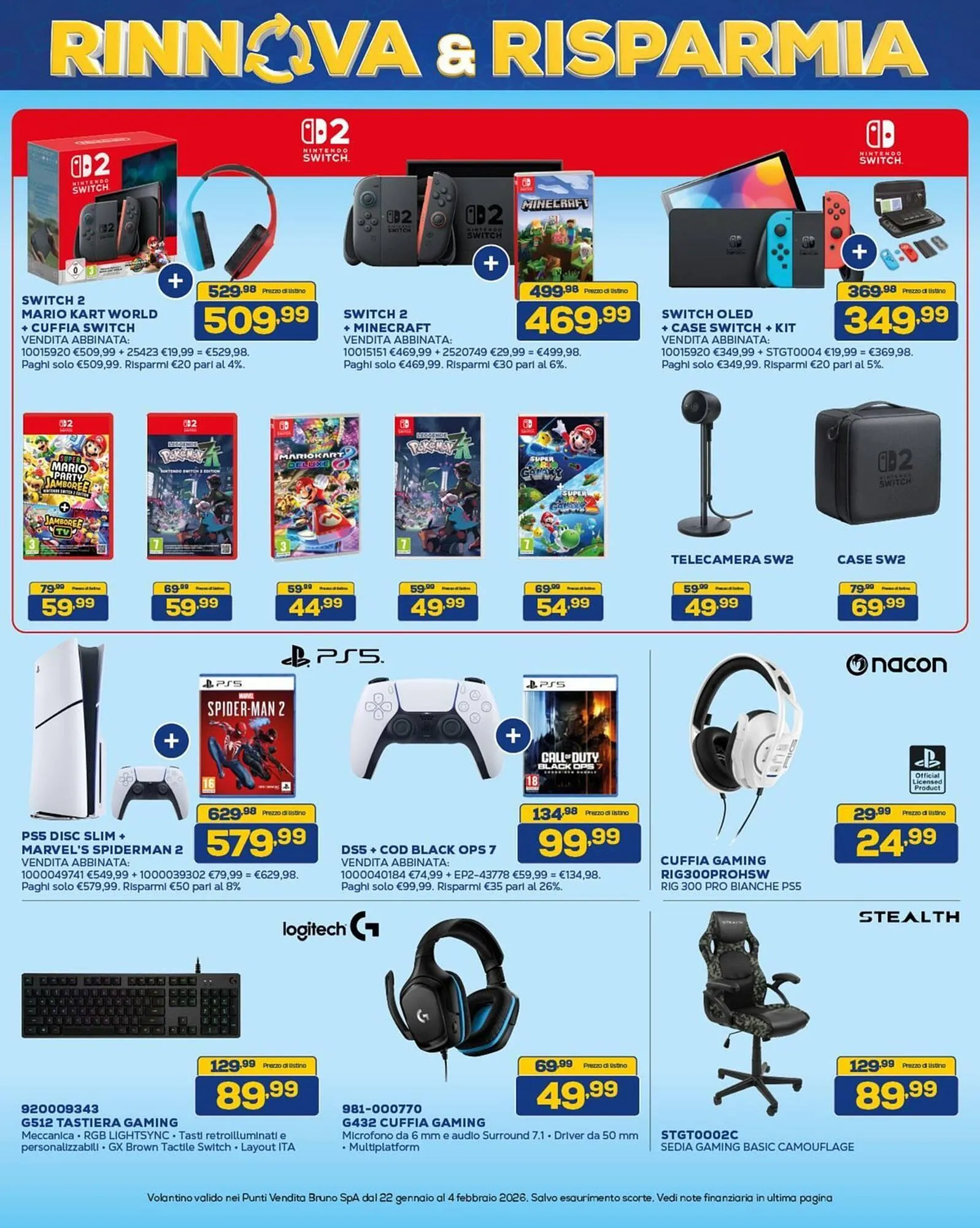 Volantino Euronics da 22 gennaio a 4 febbraio di 2026 - Pagina del volantino 13