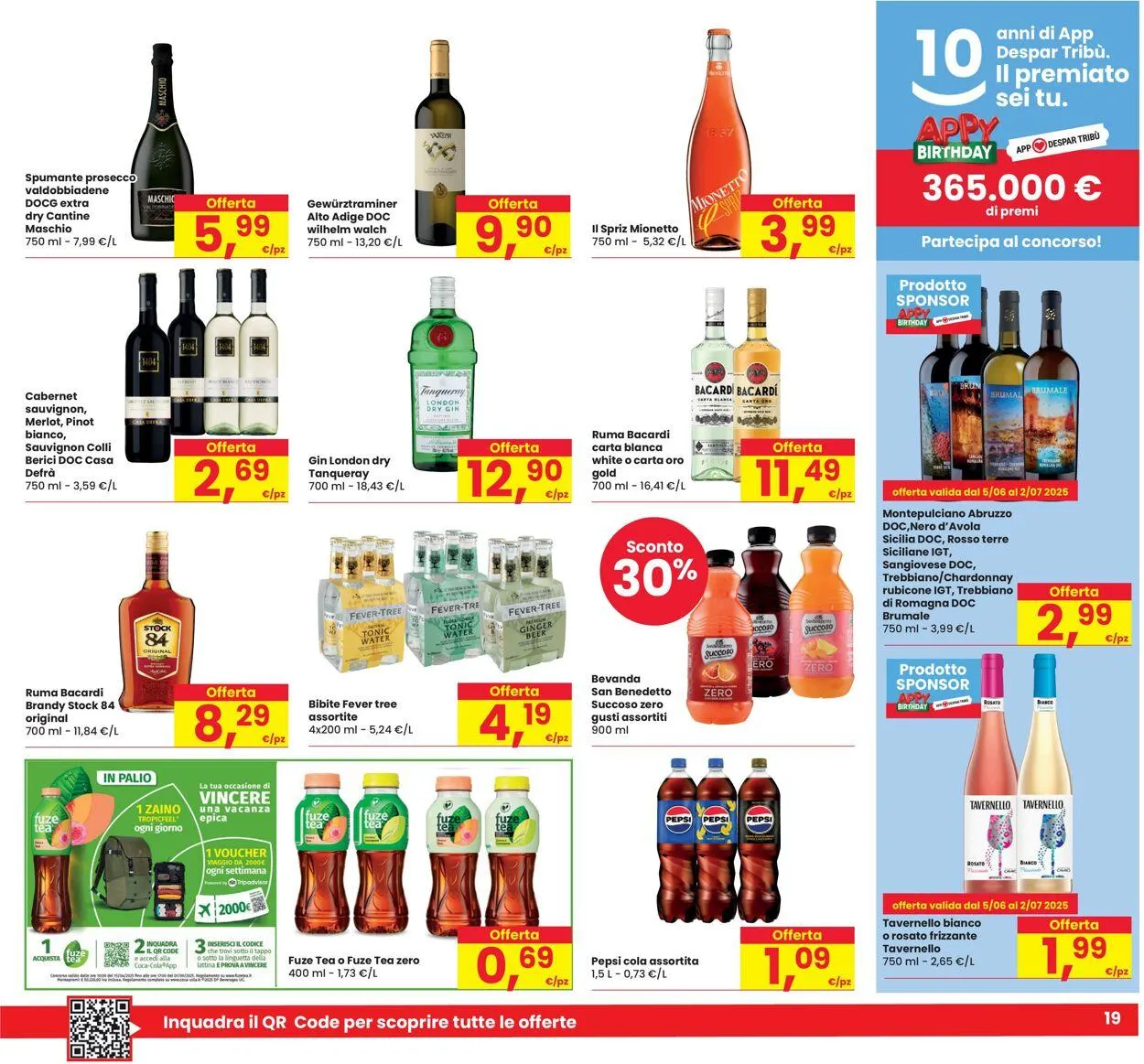 Eurospar Volantino attuale da 29 maggio a 11 giugno di 2025 - Pagina del volantino 19