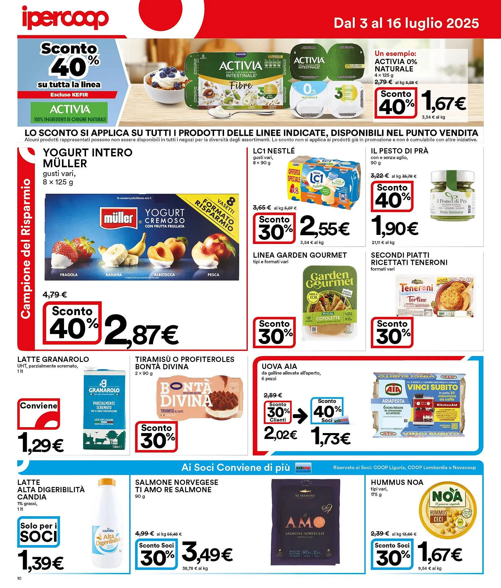 Volantino Ipercoop da 3 luglio a 16 luglio di 2025 - Pagina del volantino 10