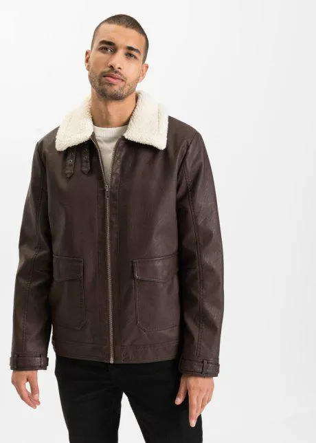 Giacca in similpelle