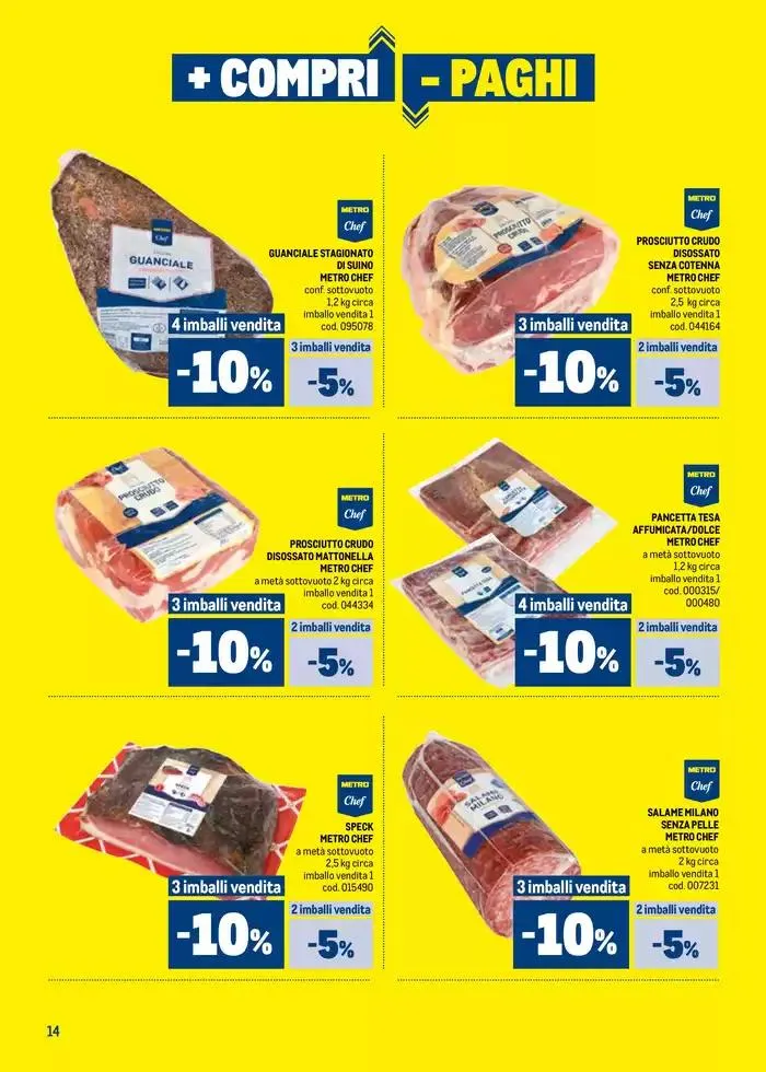 + Compri - Paghi dal 1.05 al 9.07 da 2 maggio a 9 luglio di 2025 - Pagina del volantino 14