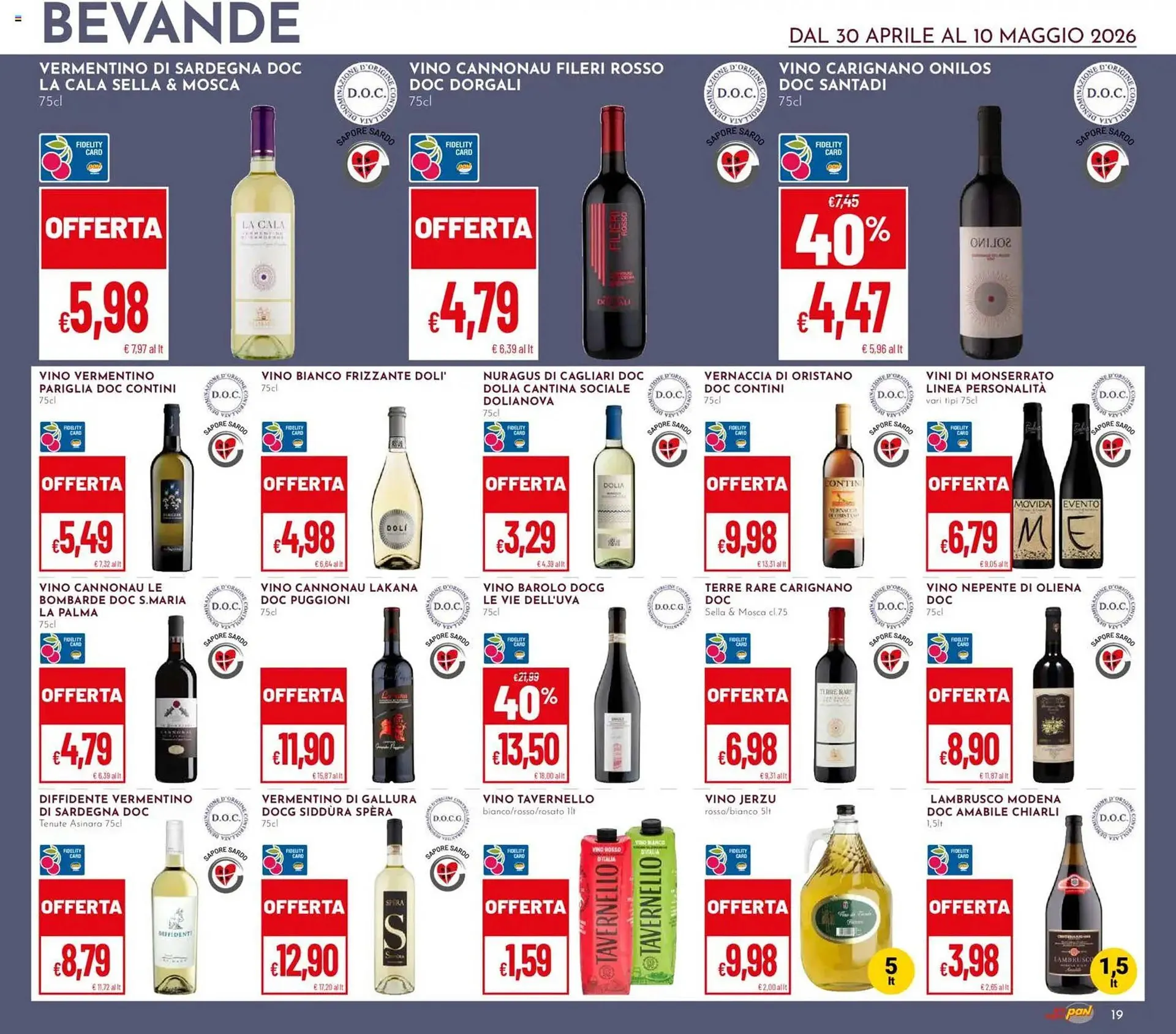 Volantino Pan da 30 aprile a 9 maggio di 2026 - Pagina del volantino 19