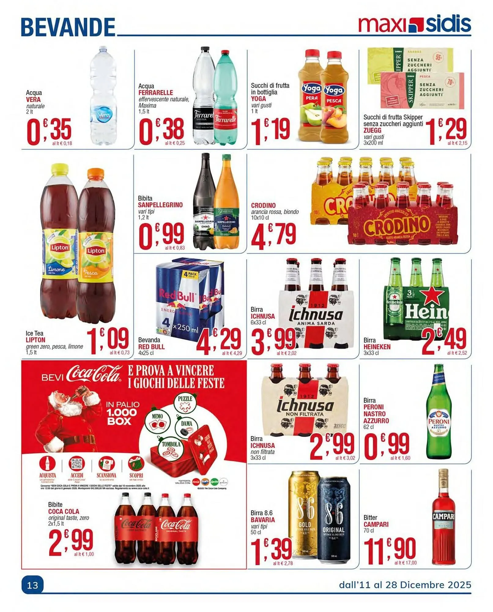 Volantino Maxi Sidis da 16 dicembre a 28 dicembre di 2025 - Pagina del volantino 13