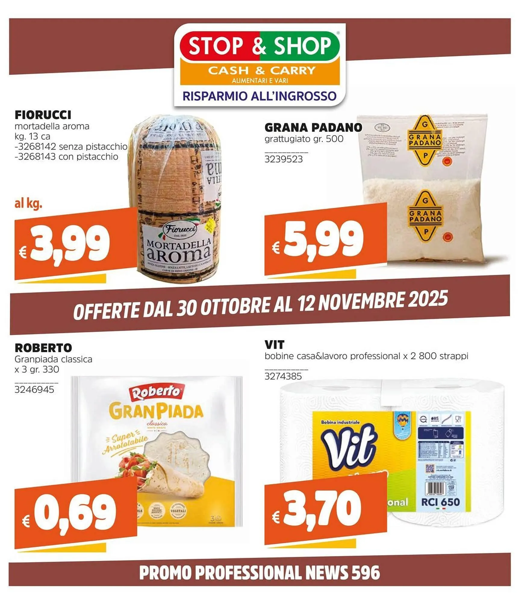Volantino Stop&Shop da 30 ottobre a 12 novembre di 2025 - Pagina del volantino 1