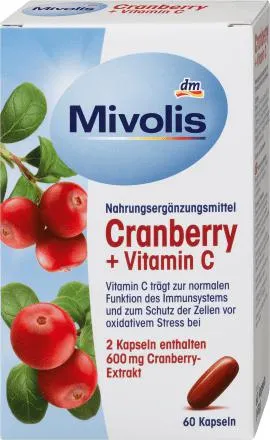Integratore a base di mirtillo e vitamina C, 68 g