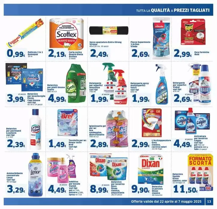 Sconti che volano alto, Sigma da 22 aprile a 7 maggio di 2025 - Pagina del volantino 13
