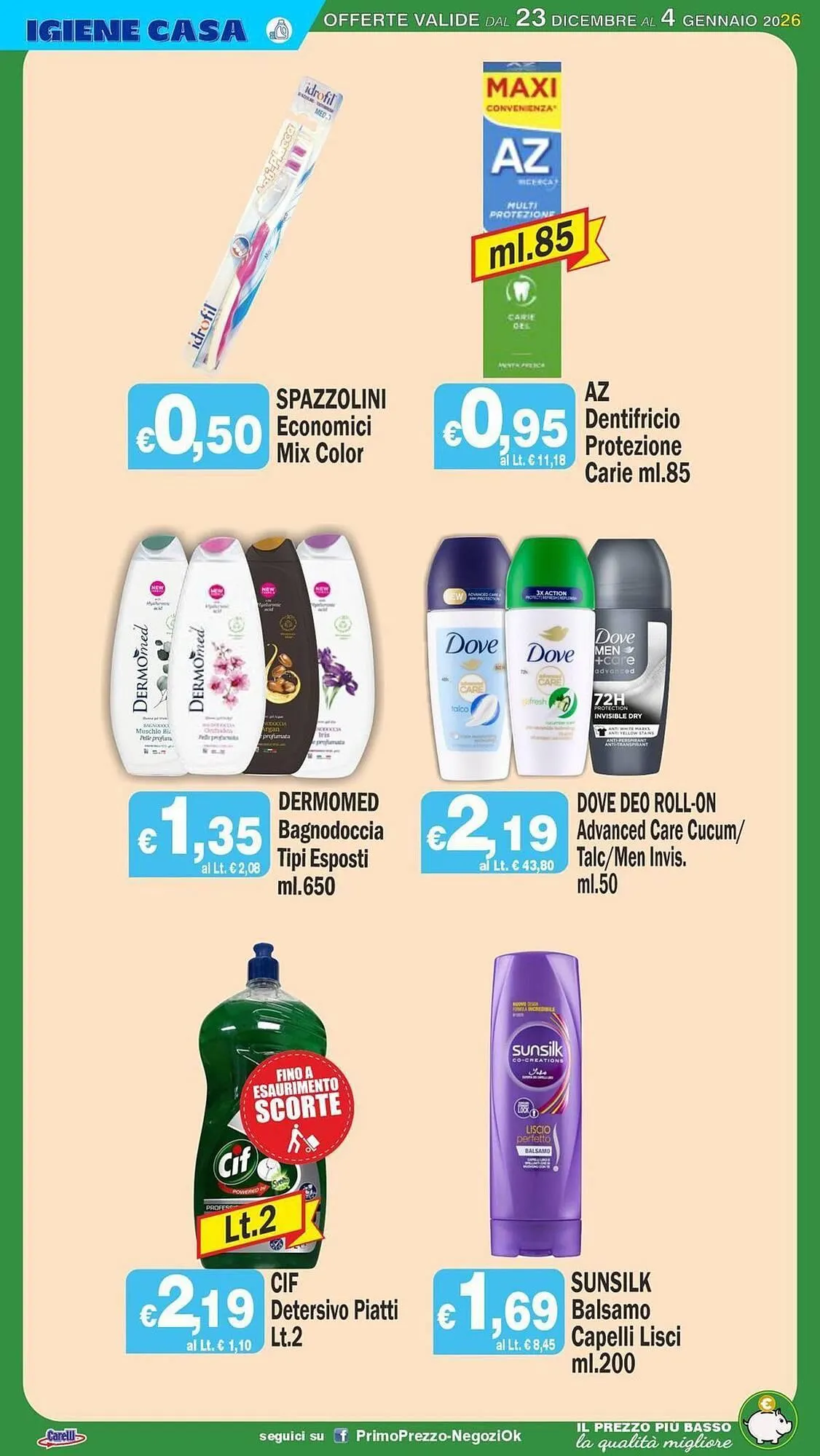Volantino Primo Prezzo da 23 dicembre a 4 gennaio di 2026 - Pagina del volantino 18