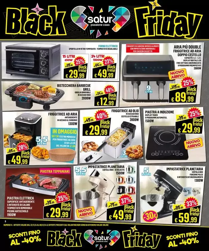 I veri sconti fino al -40% da 22 novembre a 8 dicembre di 2024 - Pagina del volantino 9