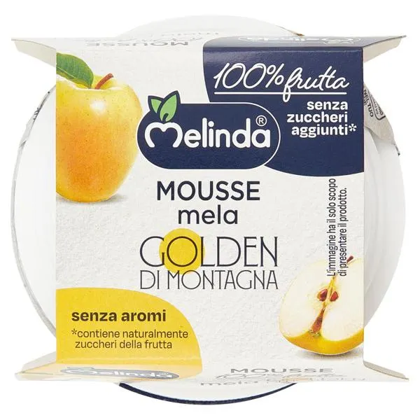 Melinda Mousse mela Golden di Montagna 2 x 100 g