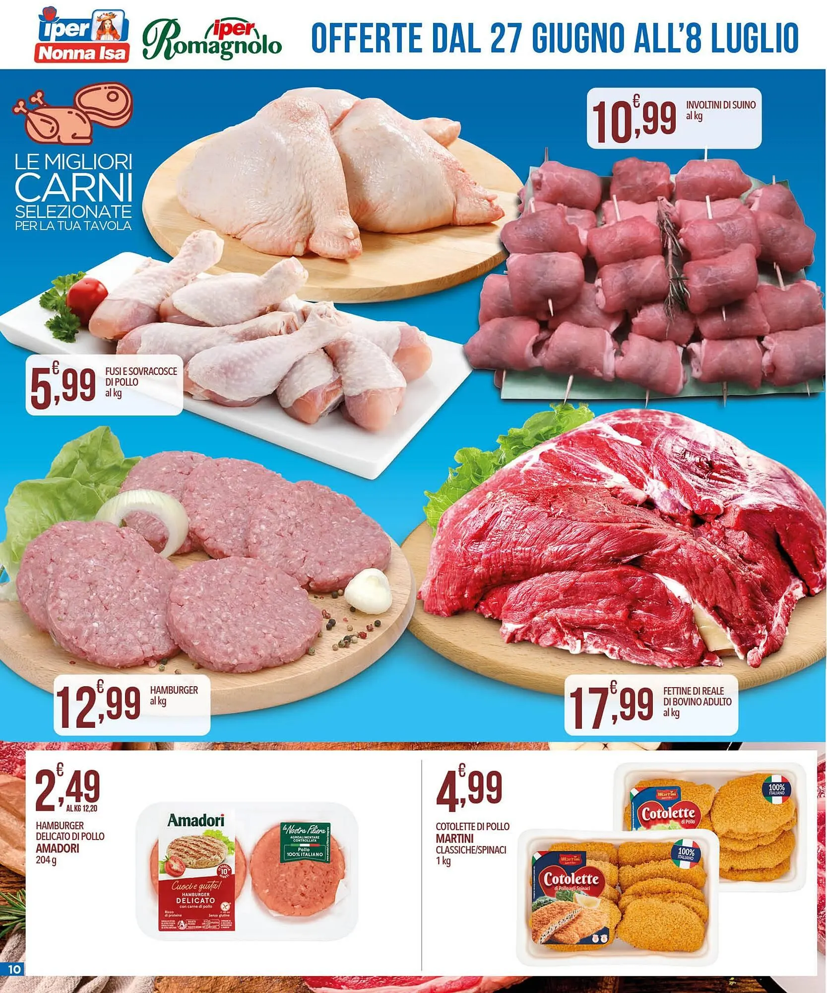 Volantino Iper Romagnolo da 27 giugno a 8 luglio di 2025 - Pagina del volantino 10