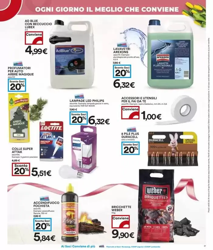Fioriscono le Offerte da 31 marzo a 9 aprile di 2025 - Pagina del volantino 21