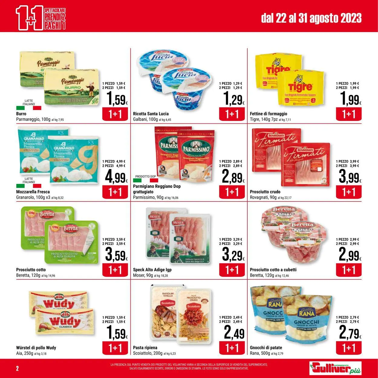 Gulliver Volantino attuale da 22 agosto a 31 agosto di 2023 - Pagina del volantino 2