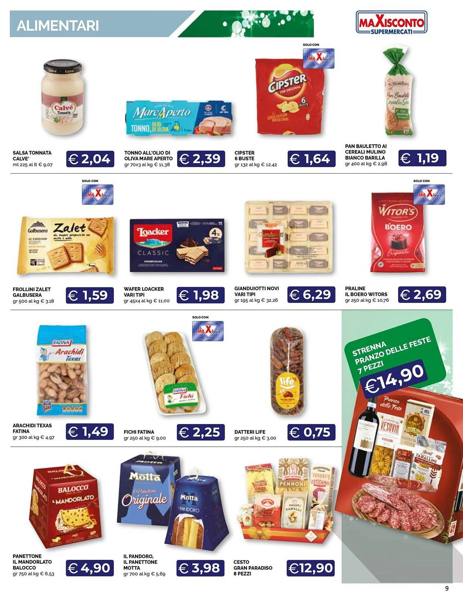 Volantino Maxisconto da 27 novembre a 10 dicembre di 2023 - Pagina del volantino 9