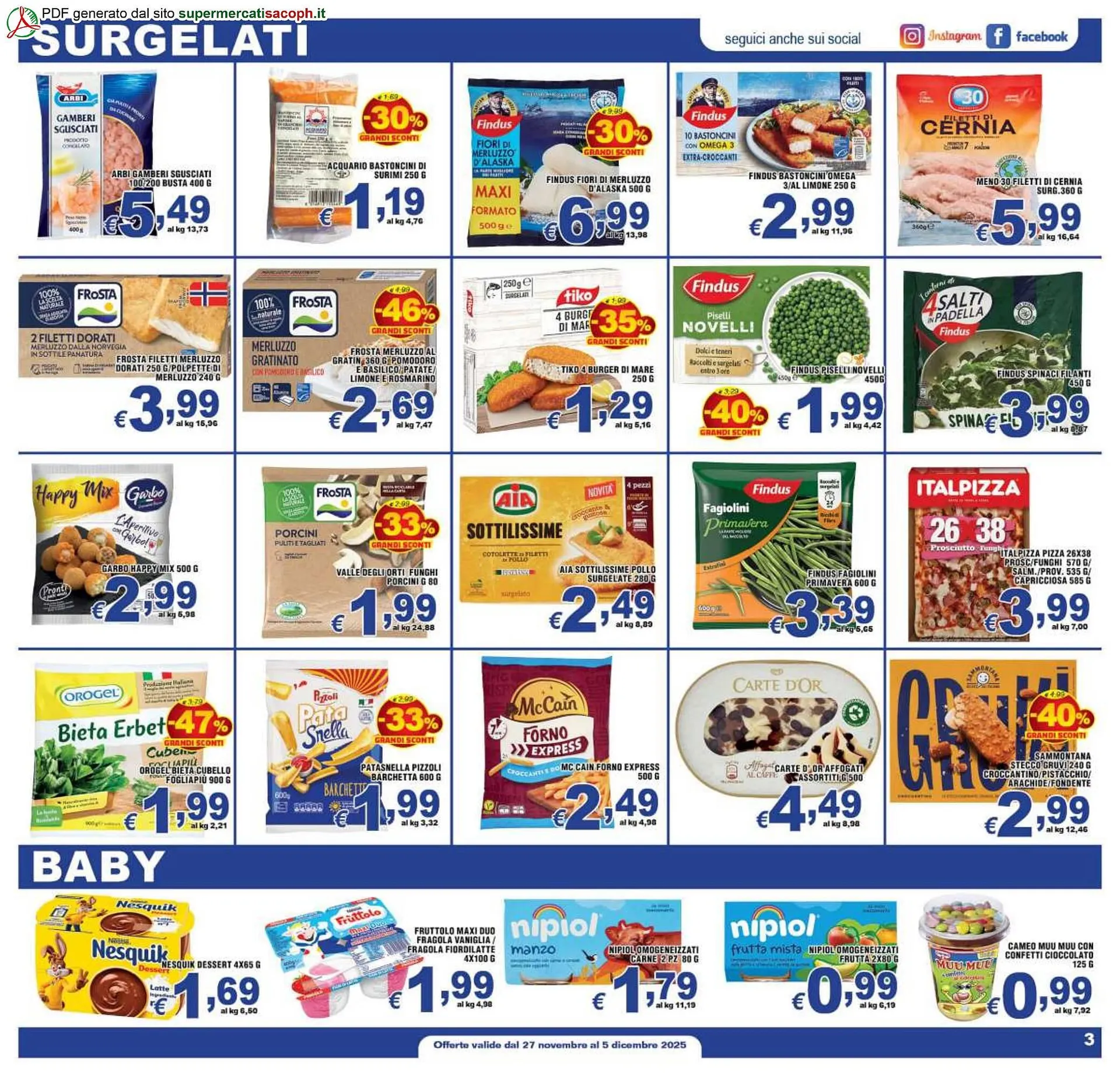 Volantino Sacoph da 27 novembre a 5 dicembre di 2025 - Pagina del volantino 3
