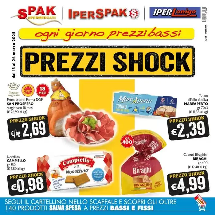 Prezzi shock da 13 marzo a 26 marzo di 2025 - Pagina del volantino 1