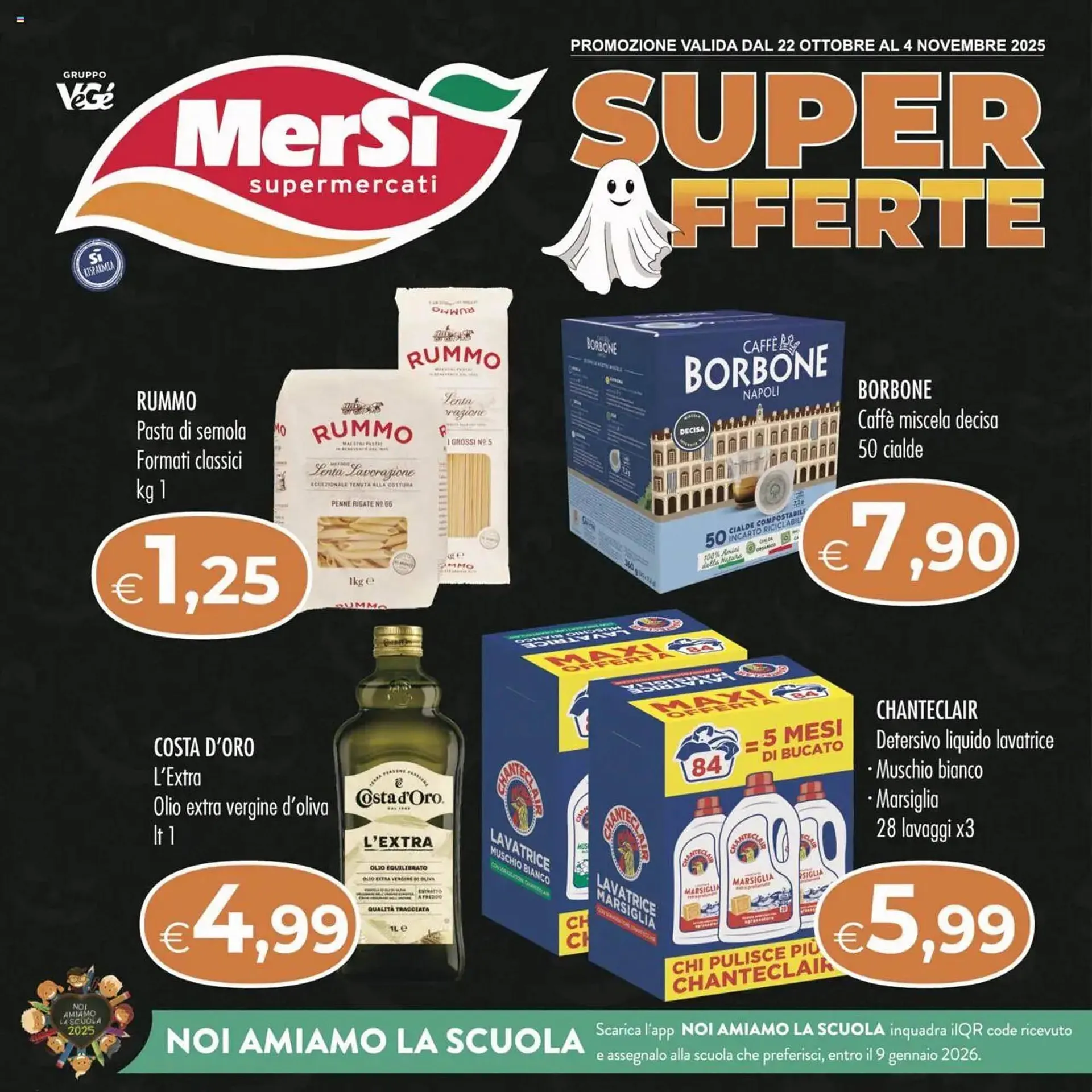 Volantino MerSi Supermercati da 22 ottobre a 4 novembre di 2025 - Pagina del volantino 1