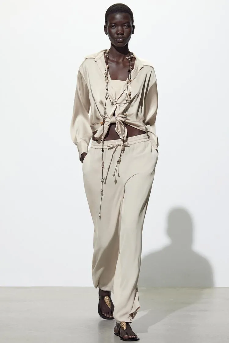 PANTALONI MORBIDI STILE PIGIAMA