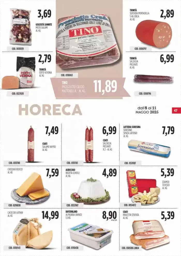 Offerte Carico Cash & Carry da 8 maggio a 21 maggio di 2025 - Pagina del volantino 47
