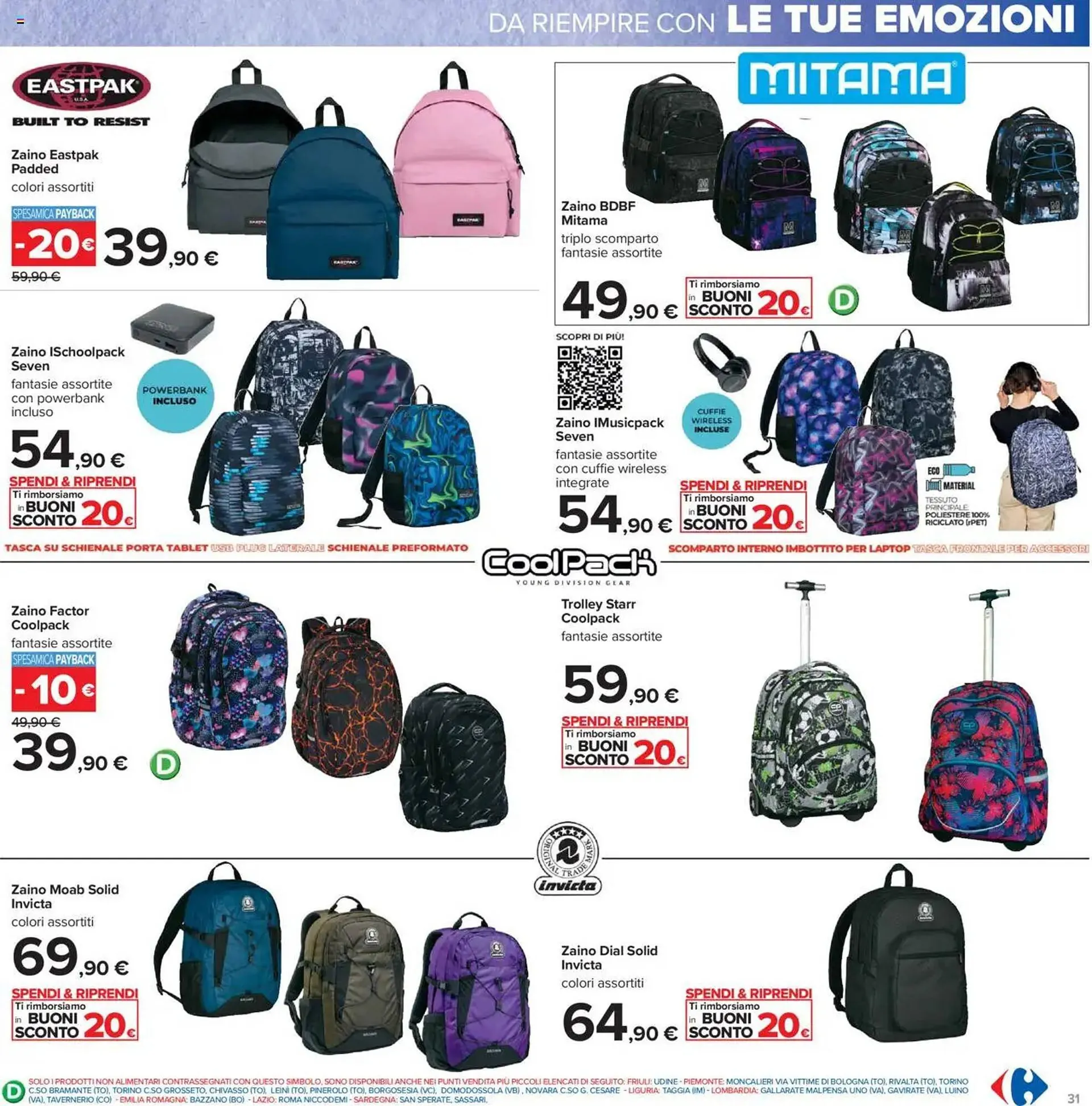 Volantino Carrefour Iper da 5 settembre a 14 settembre di 2025 - Pagina del volantino 31