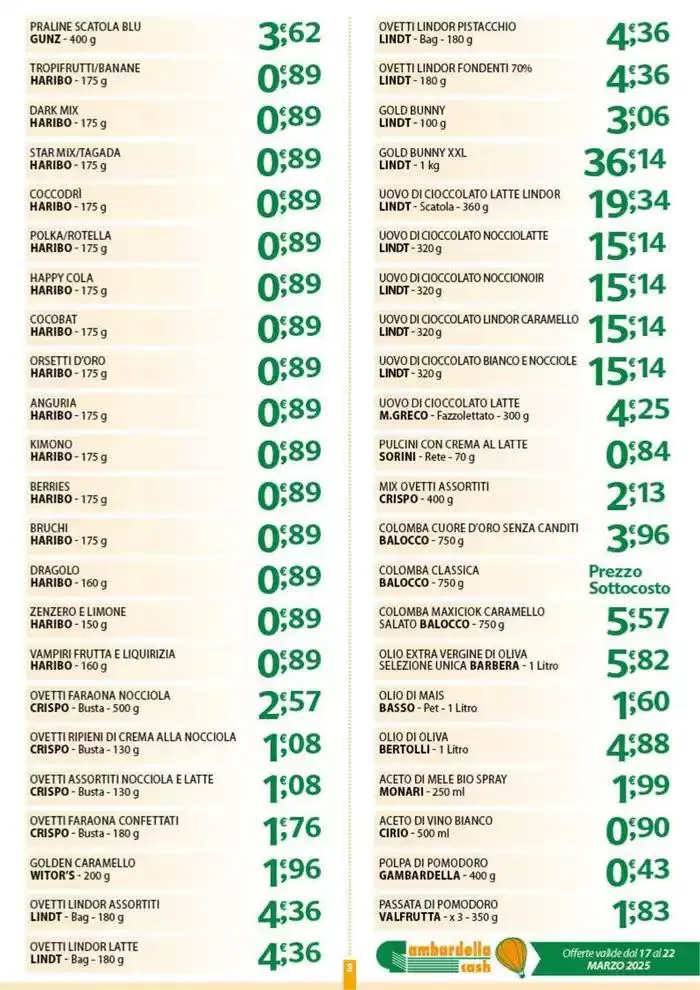 Sottocosto da 17 marzo a 22 marzo di 2025 - Pagina del volantino 3
