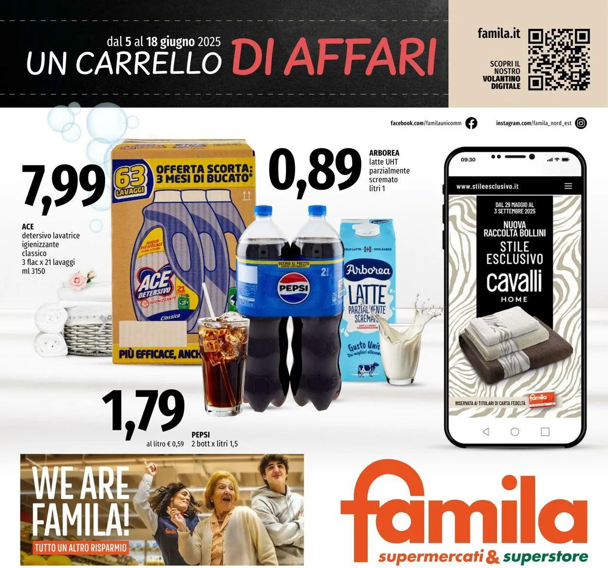 Famila Volantino attuale da 5 giugno a 18 giugno di 2025 - Pagina del volantino 1