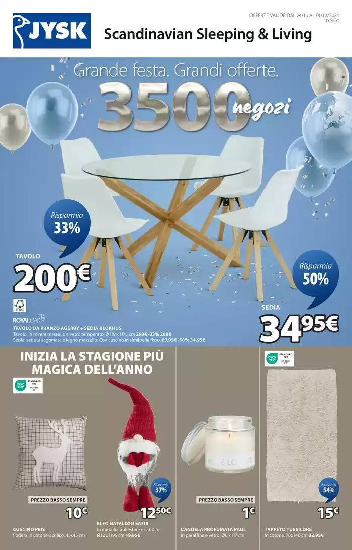 Grande festa. Grandi offerte. da 24 ottobre a 1 dicembre di 2024 - Pagina del volantino 1