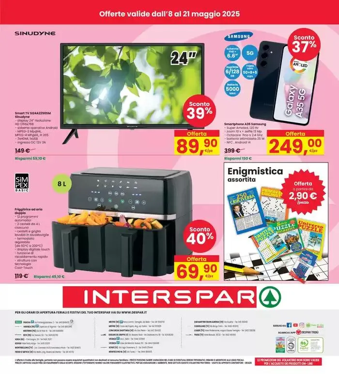 Corrono gli sconti fino al 50% da 8 maggio a 21 maggio di 2025 - Pagina del volantino 32