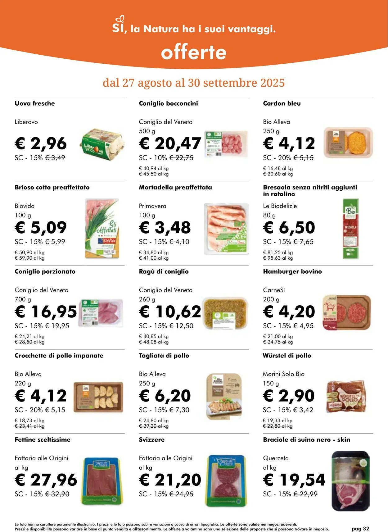Natura Sì Volantino attuale da 25 settembre a 9 ottobre di 2025 - Pagina del volantino 32