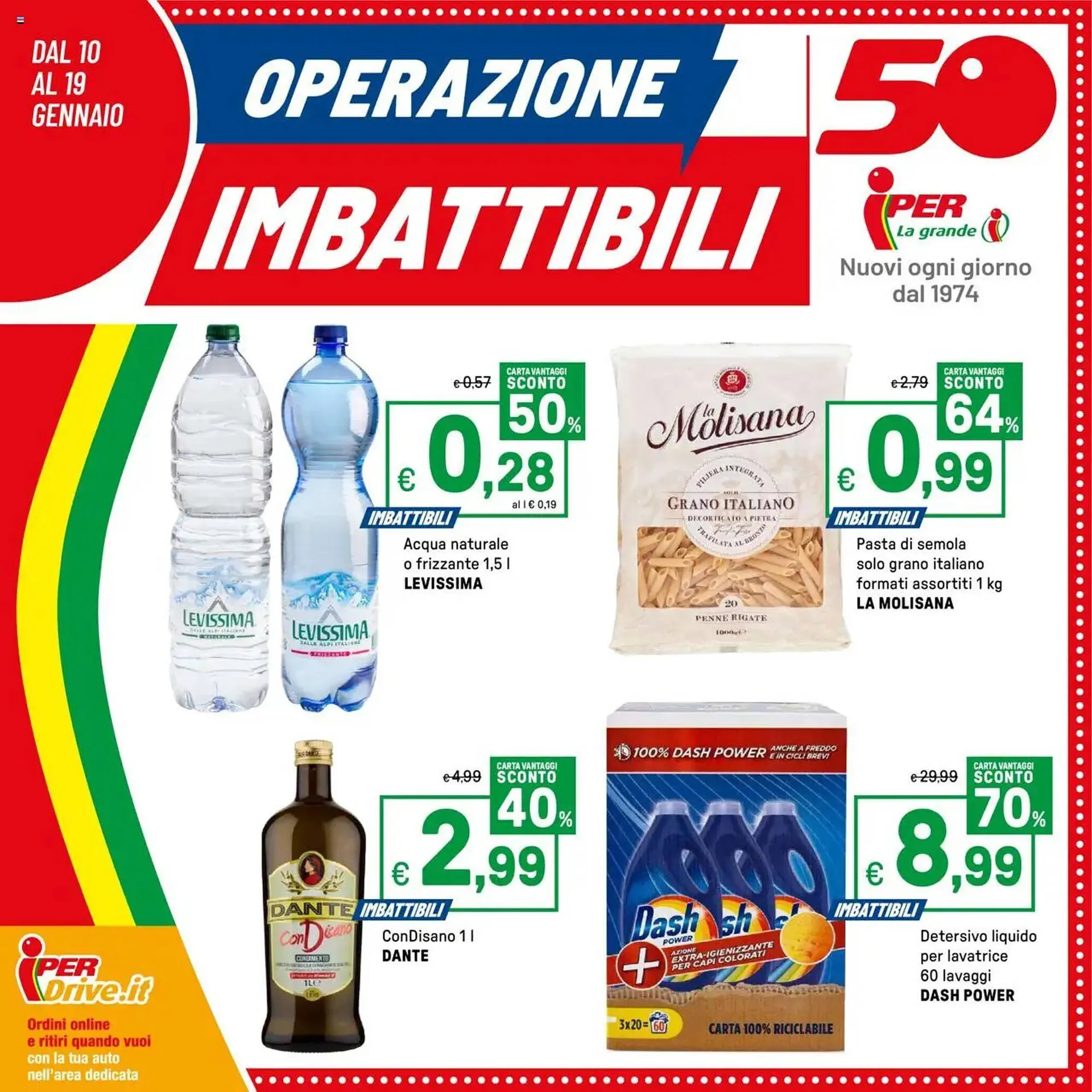 Volantino Iper La Grande da 10 gennaio a 19 gennaio di 2025 - Pagina del volantino 1